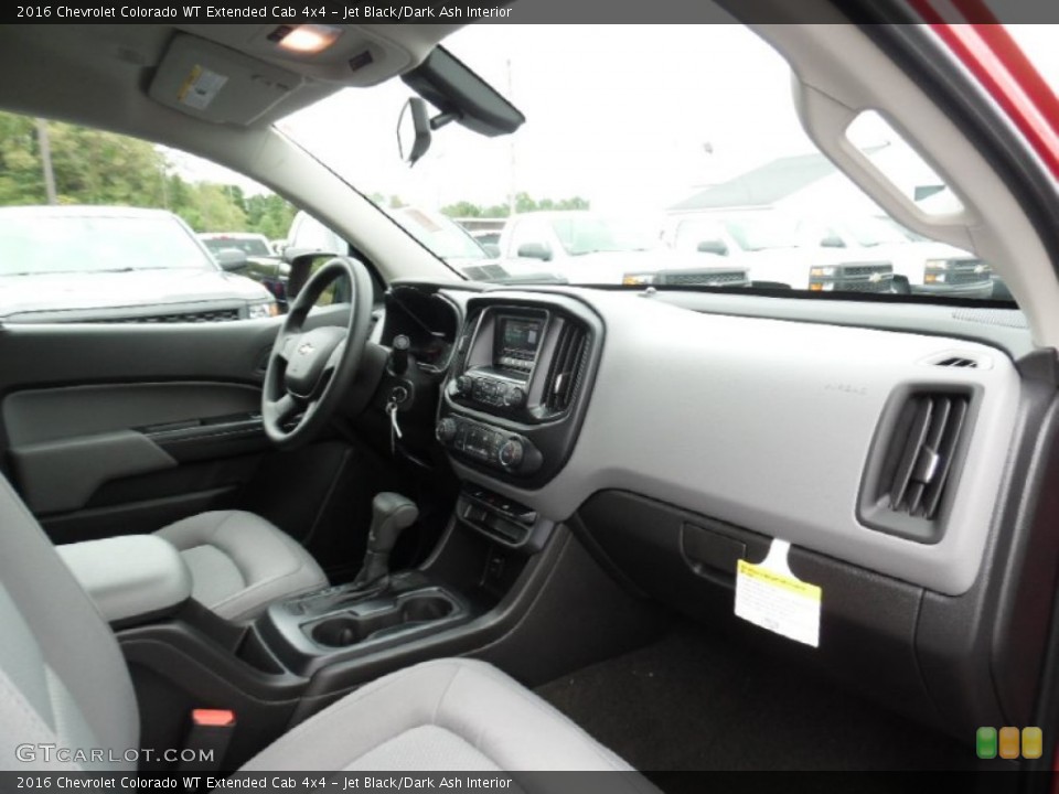 Jet Black/Dark Ash Interior Photo for the 2016 Chevrolet Colorado WT Extended Cab 4x4 #107550627