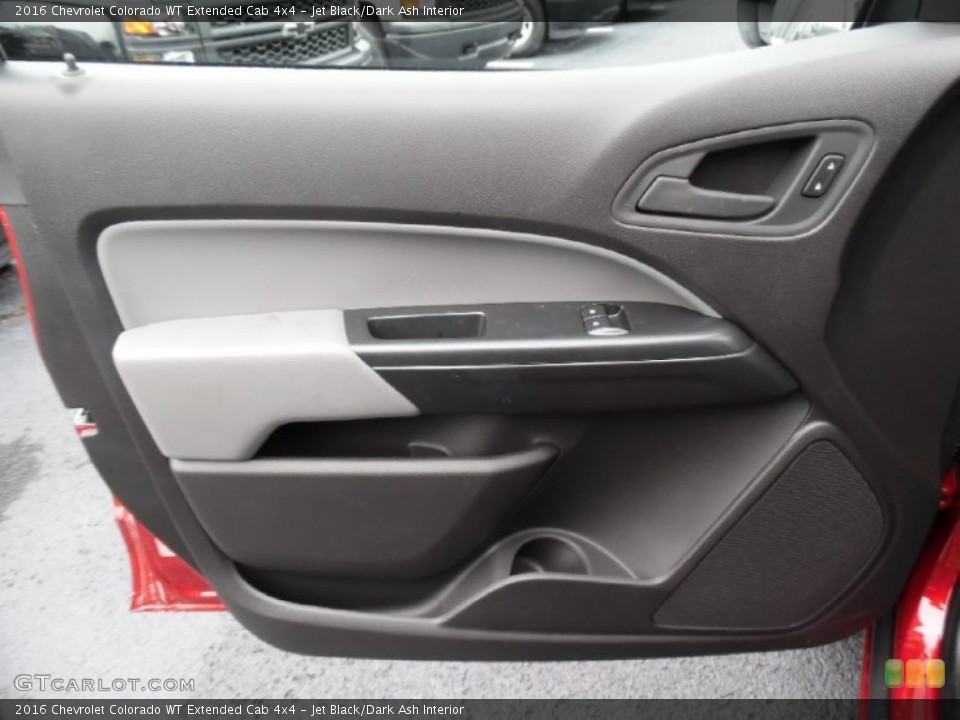 Jet Black/Dark Ash Interior Door Panel for the 2016 Chevrolet Colorado WT Extended Cab 4x4 #107550804