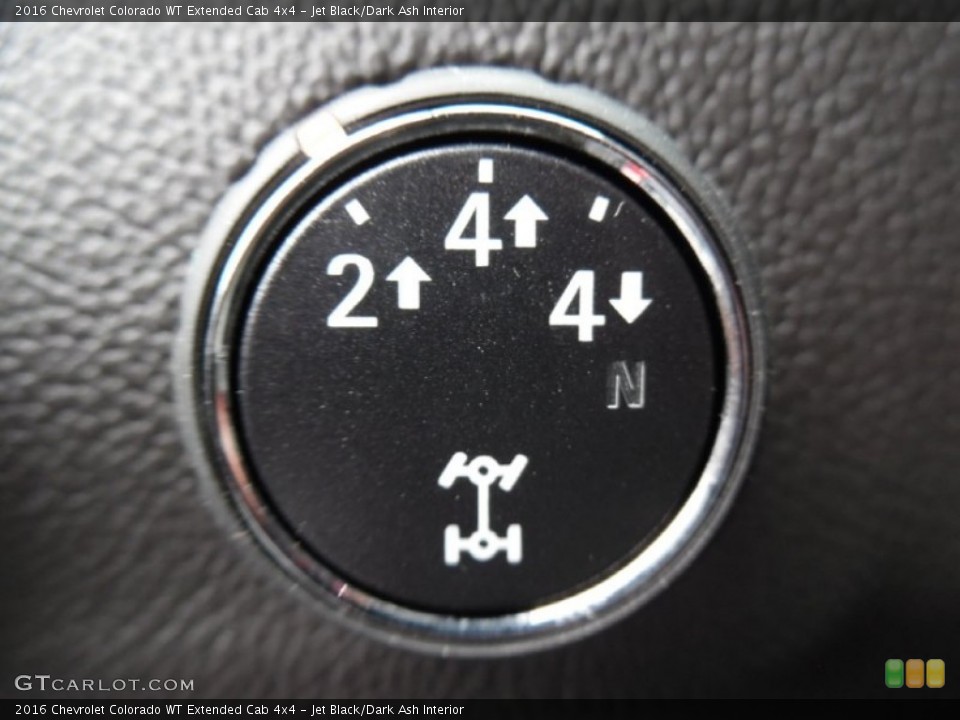 Jet Black/Dark Ash Interior Controls for the 2016 Chevrolet Colorado WT Extended Cab 4x4 #107550873