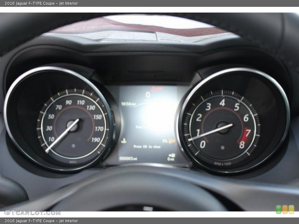 Jet Interior Gauges for the 2016 Jaguar F-TYPE Coupe #107553876