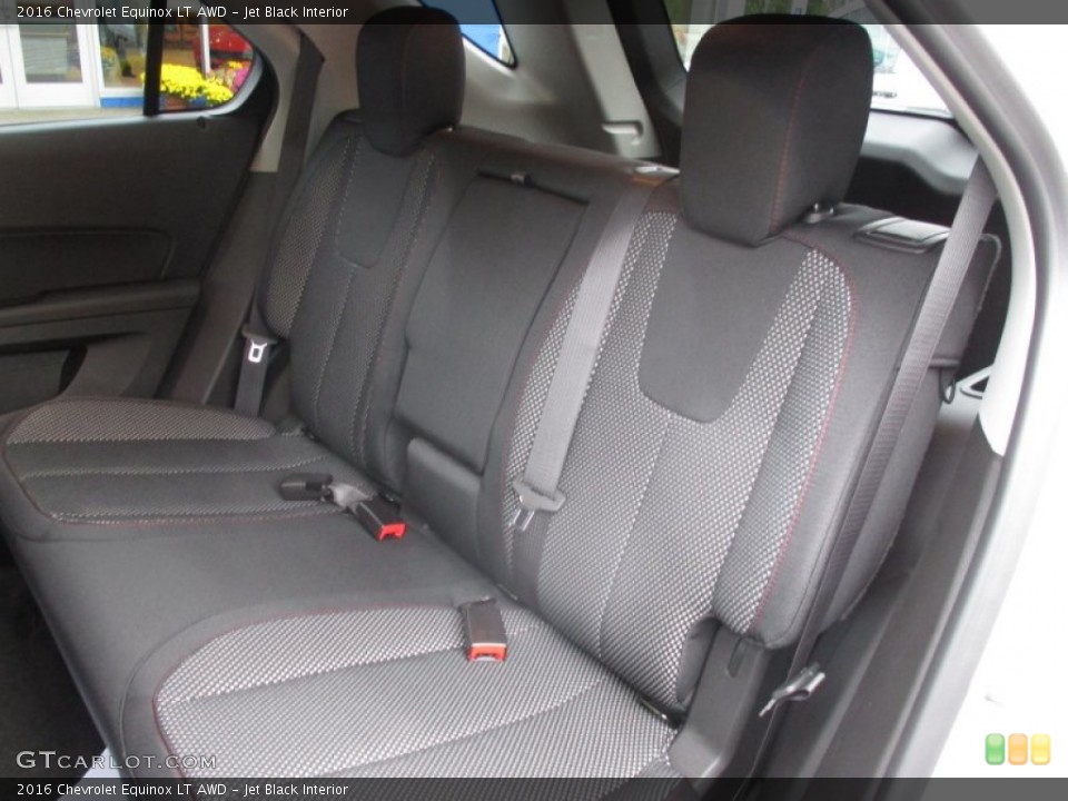 Jet Black Interior Rear Seat for the 2016 Chevrolet Equinox LT AWD #107555058