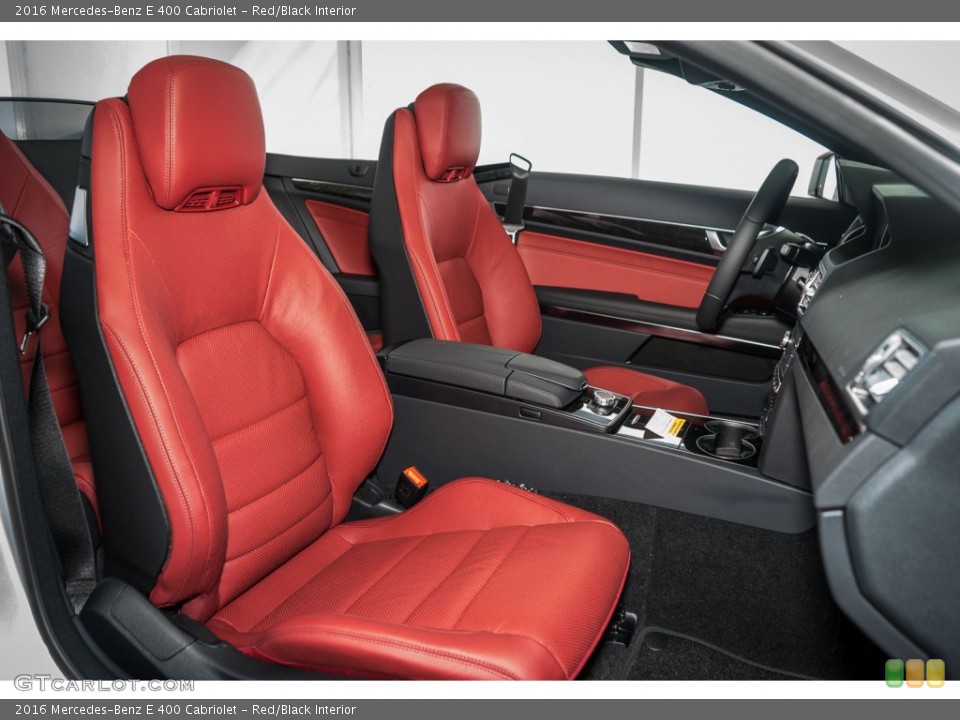 Red/Black Interior Photo for the 2016 Mercedes-Benz E 400 Cabriolet #107556141