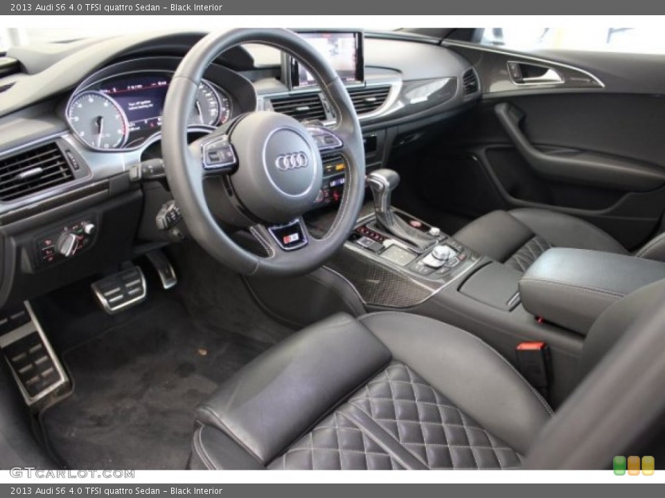 Black 2013 Audi S6 Interiors