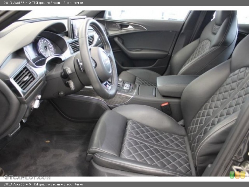 Black Interior Front Seat for the 2013 Audi S6 4.0 TFSI quattro Sedan #107559027