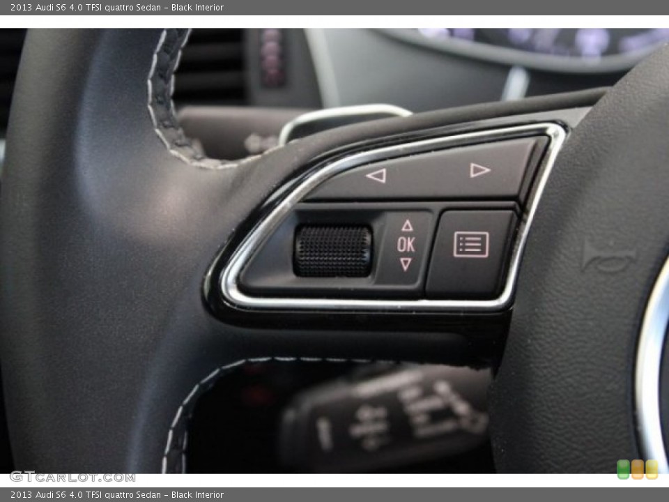 Black Interior Controls for the 2013 Audi S6 4.0 TFSI quattro Sedan #107559285