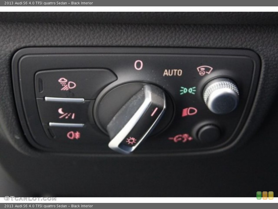Black Interior Controls for the 2013 Audi S6 4.0 TFSI quattro Sedan #107559354