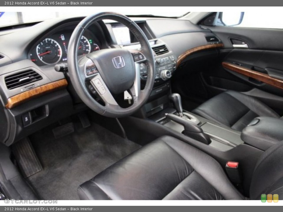 Black Interior Photo for the 2012 Honda Accord EX-L V6 Sedan #107560023