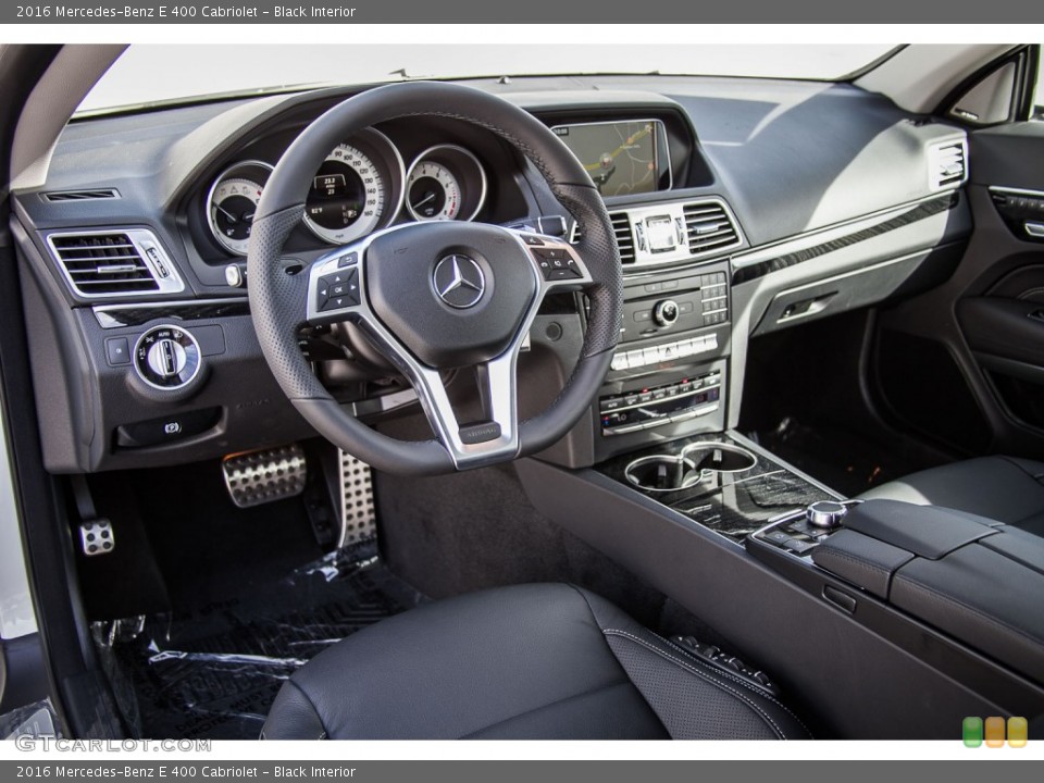 Black Interior Photo for the 2016 Mercedes-Benz E 400 Cabriolet #107563335