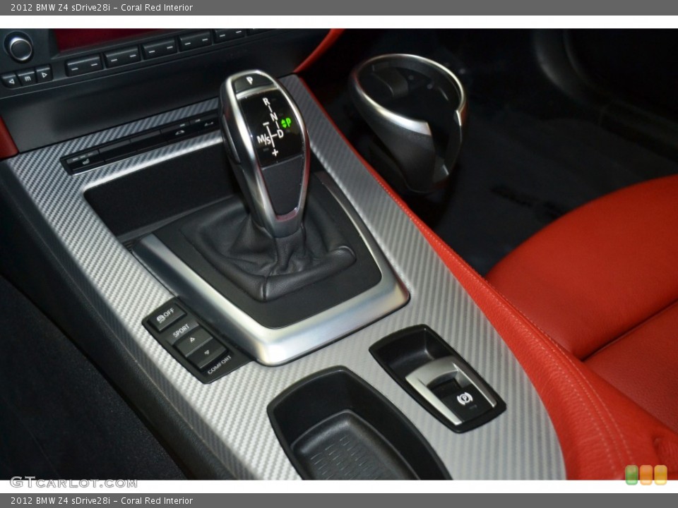 Coral Red Interior Transmission for the 2012 BMW Z4 sDrive28i #107569770