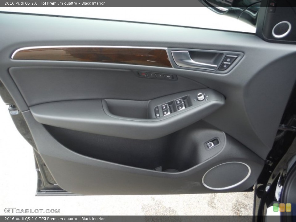 Black Interior Door Panel for the 2016 Audi Q5 2.0 TFSI Premium quattro #107572639