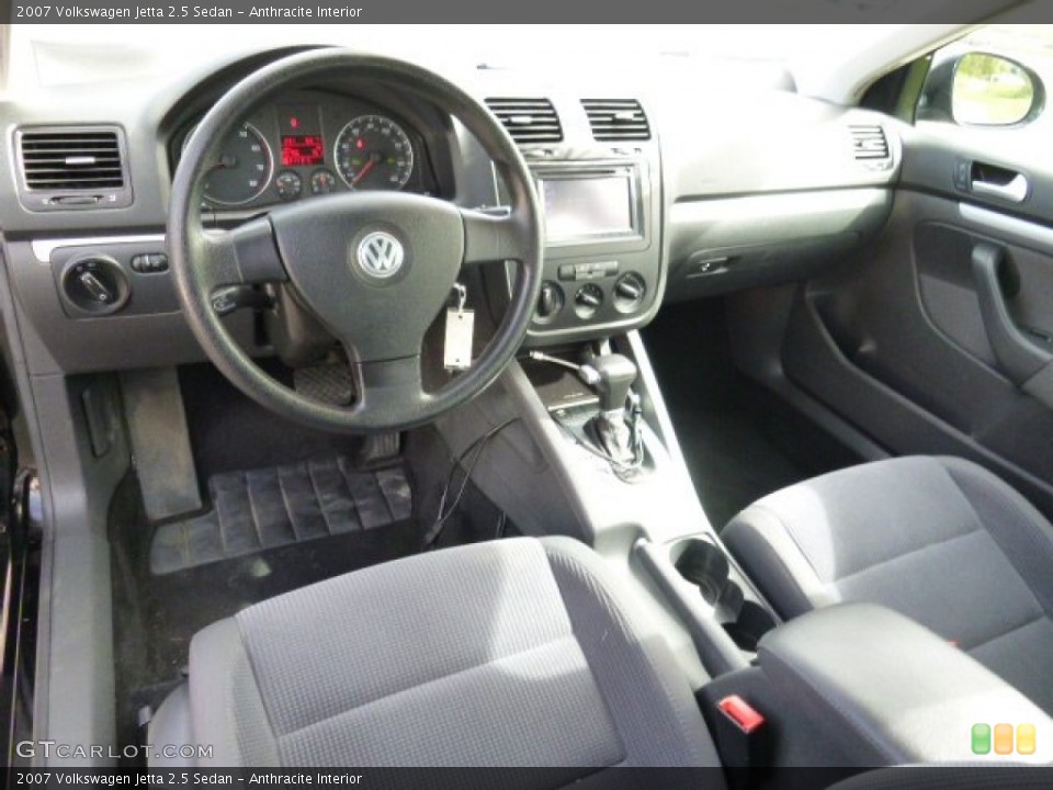 Anthracite Interior Photo for the 2007 Volkswagen Jetta 2.5 Sedan #107572672
