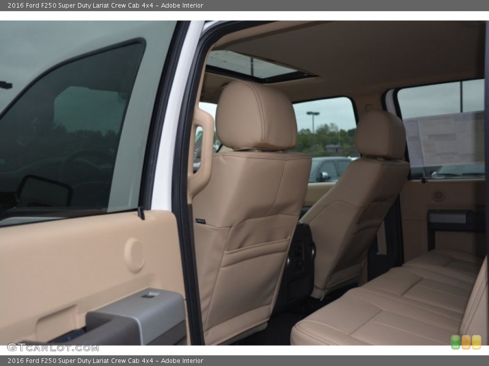 Adobe Interior Rear Seat for the 2016 Ford F250 Super Duty Lariat Crew Cab 4x4 #107576431