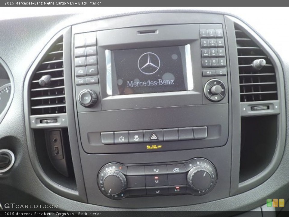 Black Interior Controls for the 2016 Mercedes-Benz Metris Cargo Van #107577964