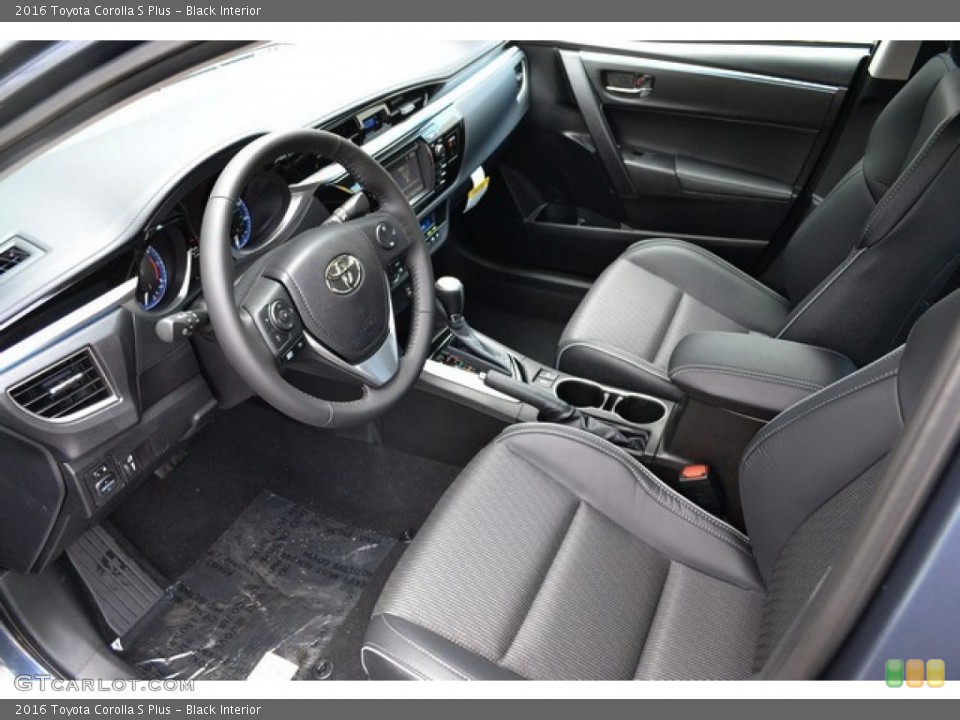 Black Interior Photo for the 2016 Toyota Corolla S Plus #107578132