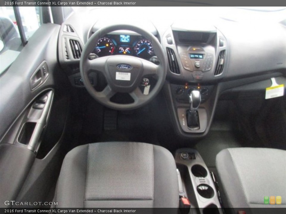 Charcoal Black Interior Photo for the 2016 Ford Transit Connect XL Cargo Van Extended #107578153