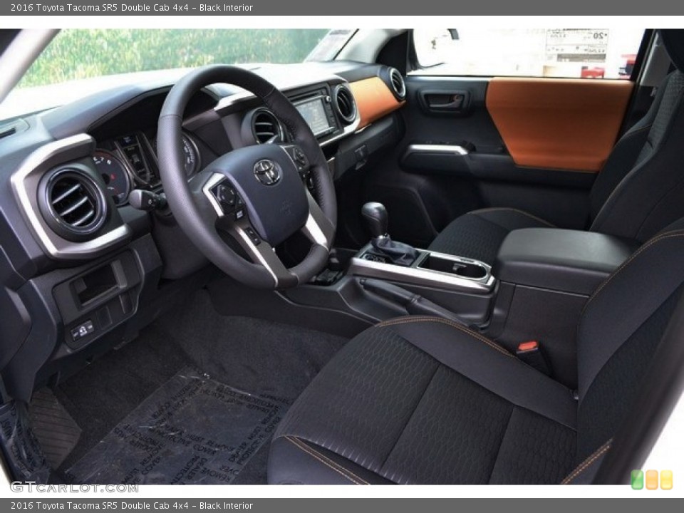 Black Interior Photo for the 2016 Toyota Tacoma SR5 Double Cab 4x4 #107578345