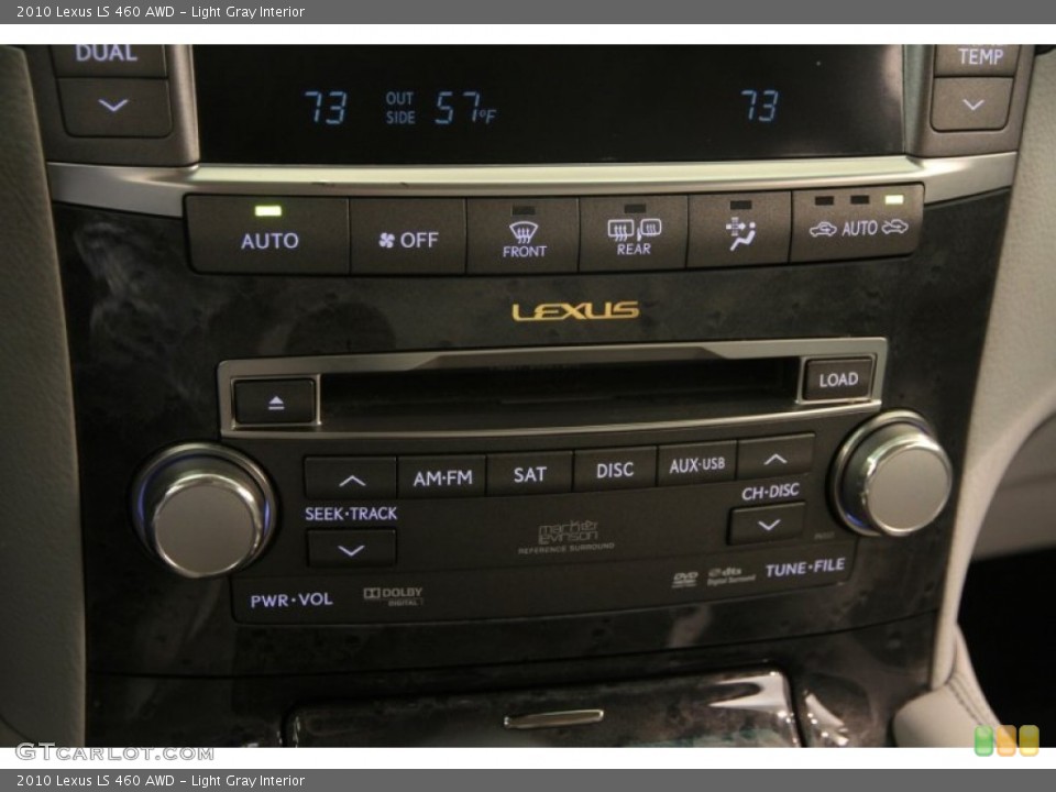 Light Gray Interior Audio System for the 2010 Lexus LS 460 AWD #107579299
