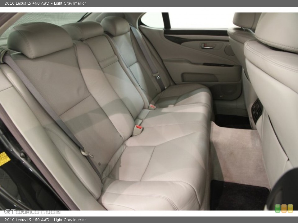 Light Gray Interior Rear Seat for the 2010 Lexus LS 460 AWD #107579398