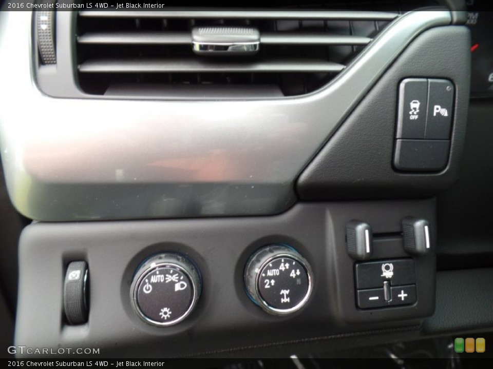 Jet Black Interior Controls for the 2016 Chevrolet Suburban LS 4WD #107580784