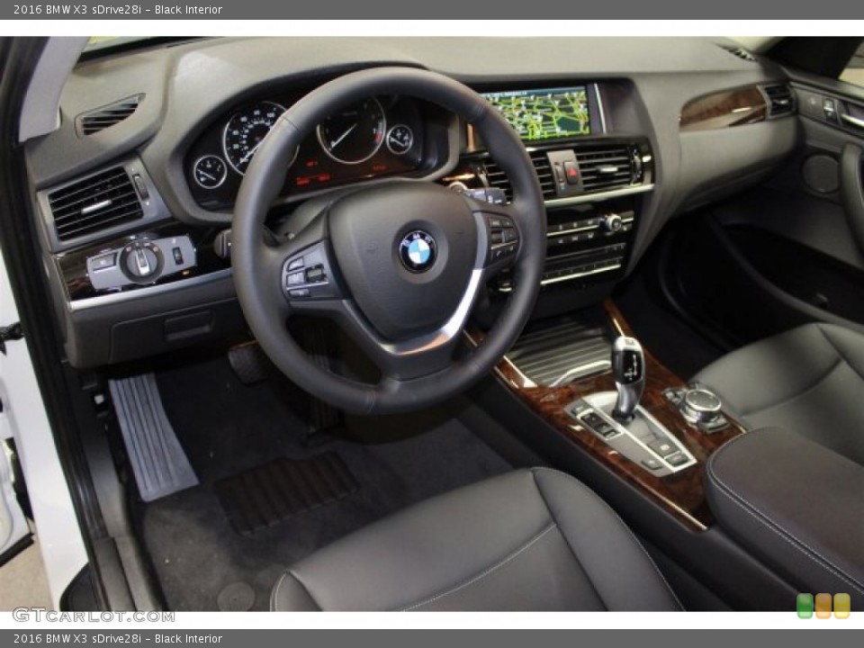 Black Interior Photo for the 2016 BMW X3 sDrive28i #107598613