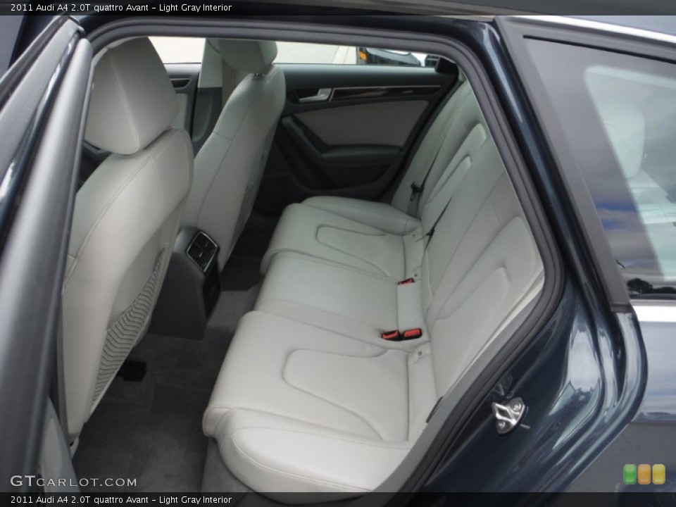 Light Gray Interior Rear Seat for the 2011 Audi A4 2.0T quattro Avant #107600773