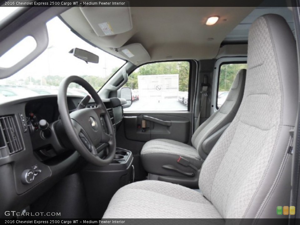 Medium Pewter Interior Photo for the 2016 Chevrolet Express 2500 Cargo WT #107603763