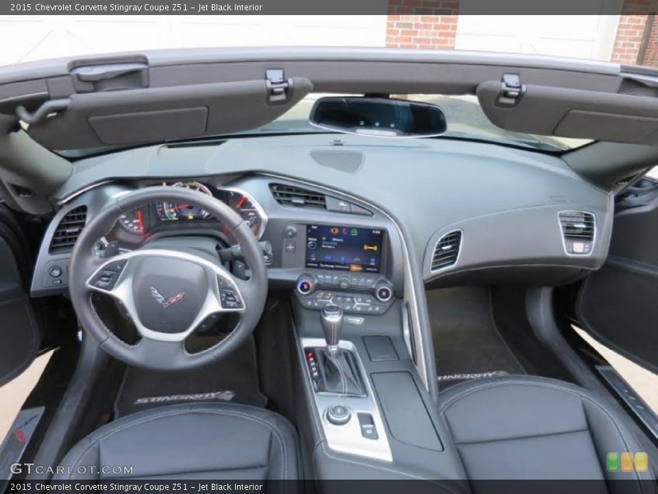 Jet Black Interior Prime Interior for the 2015 Chevrolet Corvette Stingray Coupe Z51 #107605278