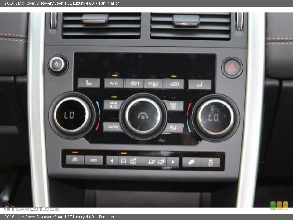 Tan Interior Controls for the 2016 Land Rover Discovery Sport HSE Luxury 4WD #107606428