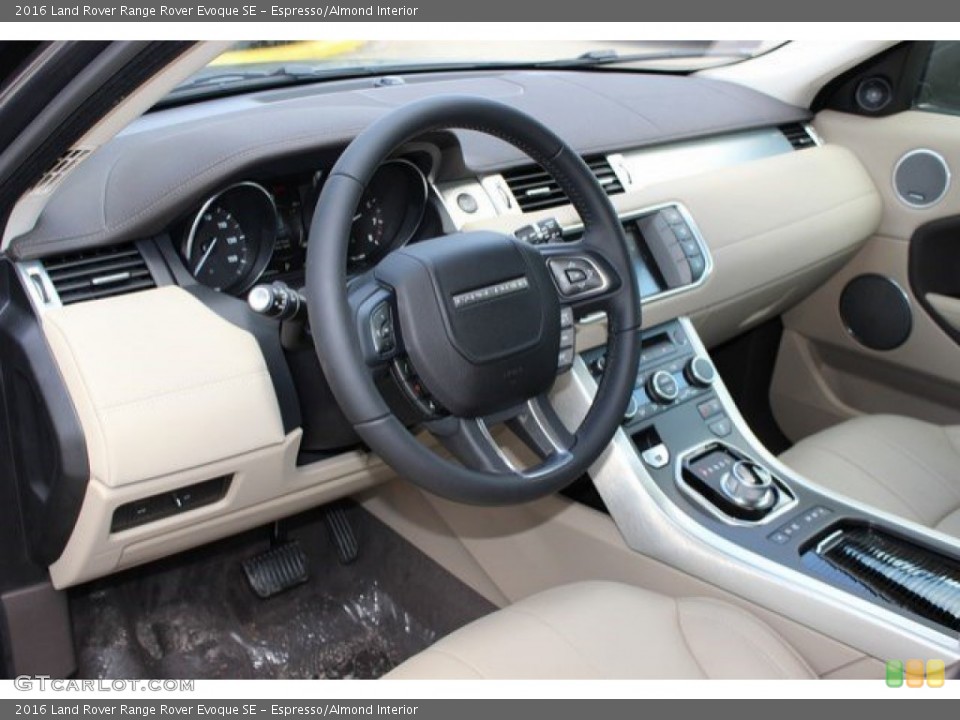 Espresso/Almond Interior Prime Interior for the 2016 Land Rover Range Rover Evoque SE #107607757