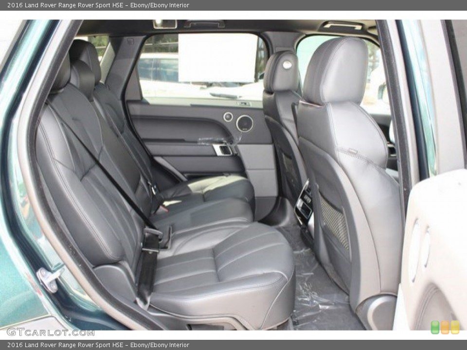 Ebony/Ebony Interior Rear Seat for the 2016 Land Rover Range Rover Sport HSE #107608189