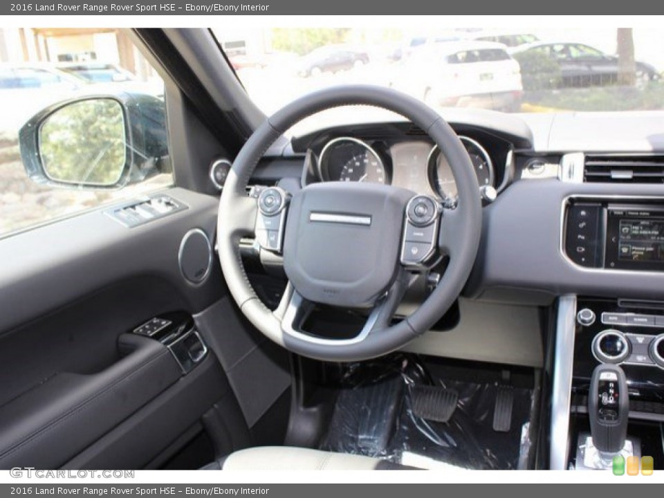 Ebony/Ebony Interior Dashboard for the 2016 Land Rover Range Rover Sport HSE #107608221