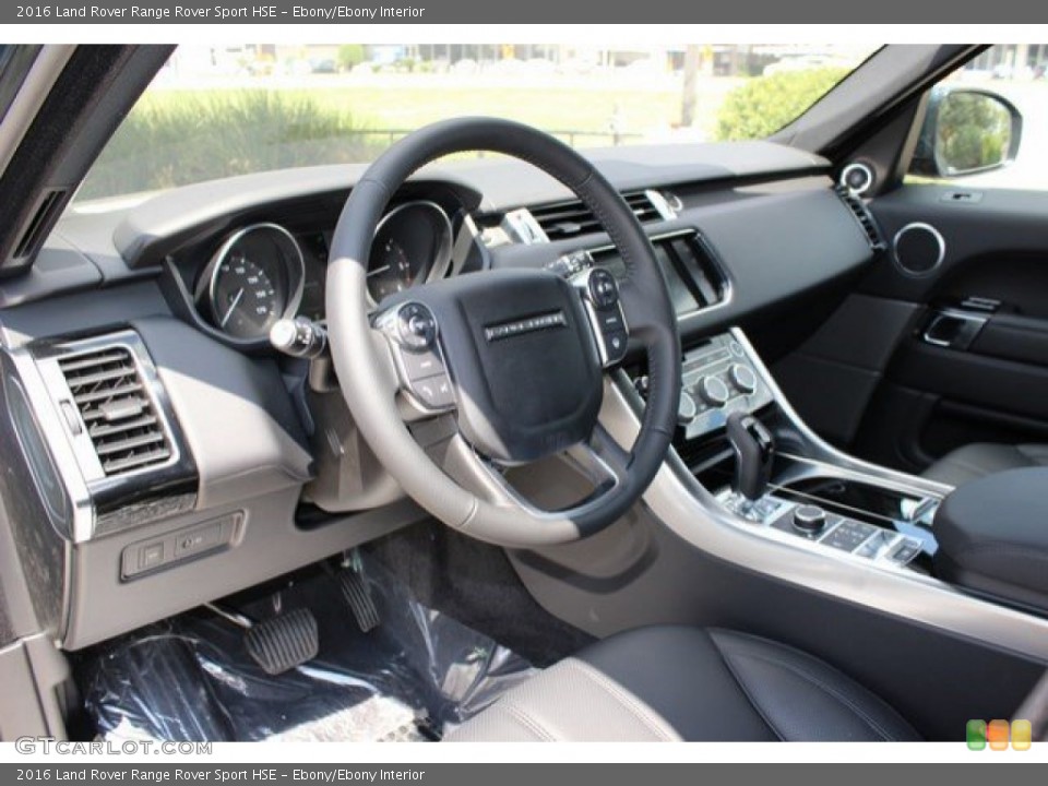 Ebony/Ebony 2016 Land Rover Range Rover Sport Interiors