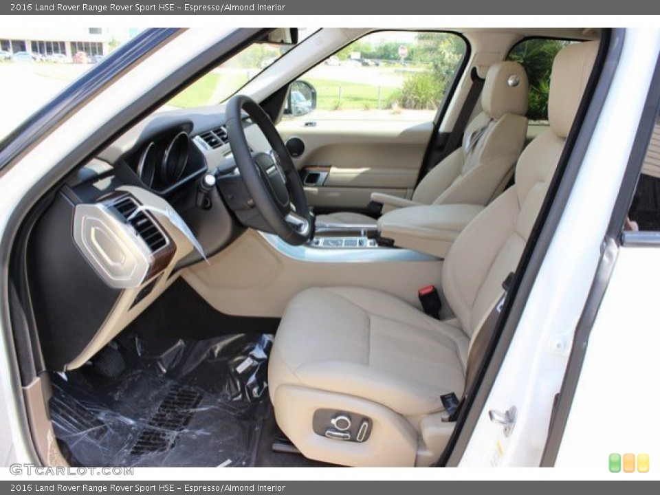 Espresso/Almond Interior Front Seat for the 2016 Land Rover Range Rover Sport HSE #107608432