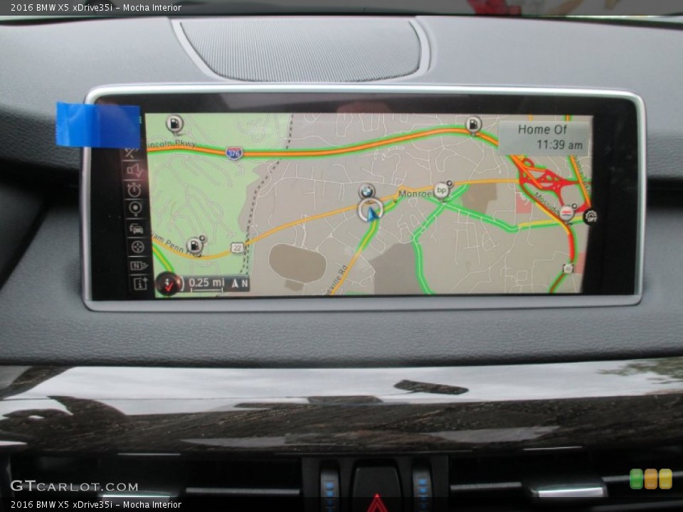 Mocha Interior Navigation for the 2016 BMW X5 xDrive35i #107613145