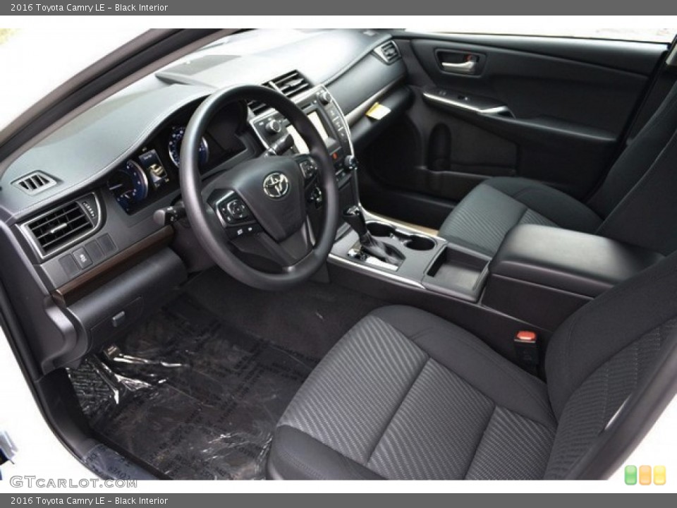 Black Interior Prime Interior for the 2016 Toyota Camry LE #107614294