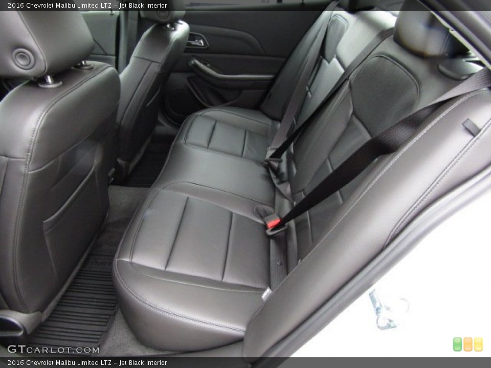 Jet Black Interior Rear Seat for the 2016 Chevrolet Malibu Limited LTZ #107616250