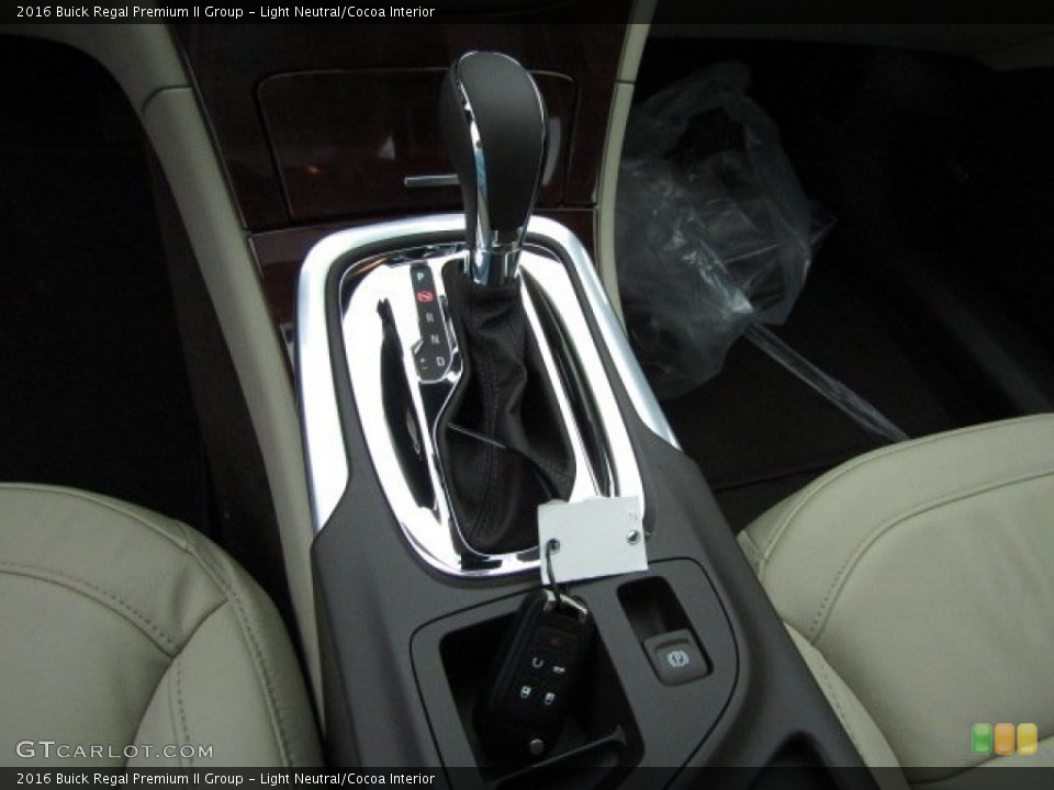 Light Neutral/Cocoa Interior Transmission for the 2016 Buick Regal Premium II Group #107616613