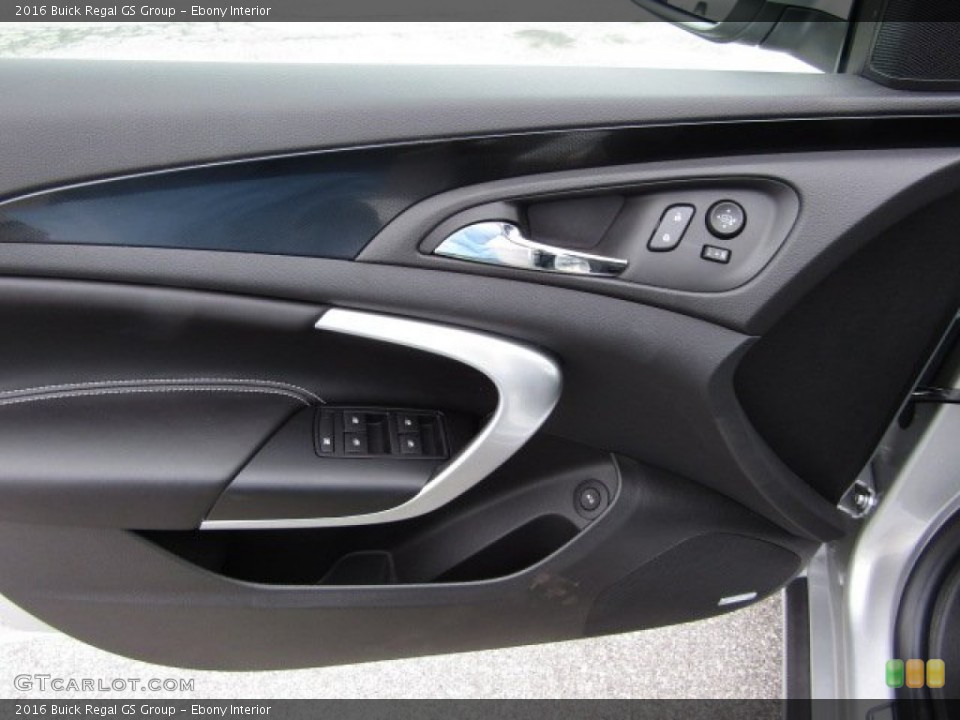 Ebony Interior Door Panel for the 2016 Buick Regal GS Group #107617081