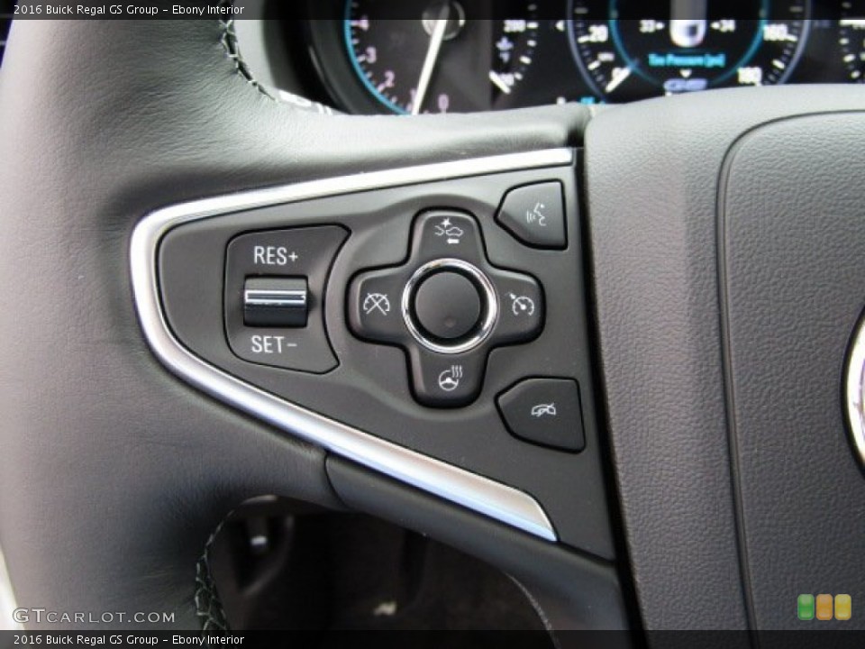 Ebony Interior Controls for the 2016 Buick Regal GS Group #107617214