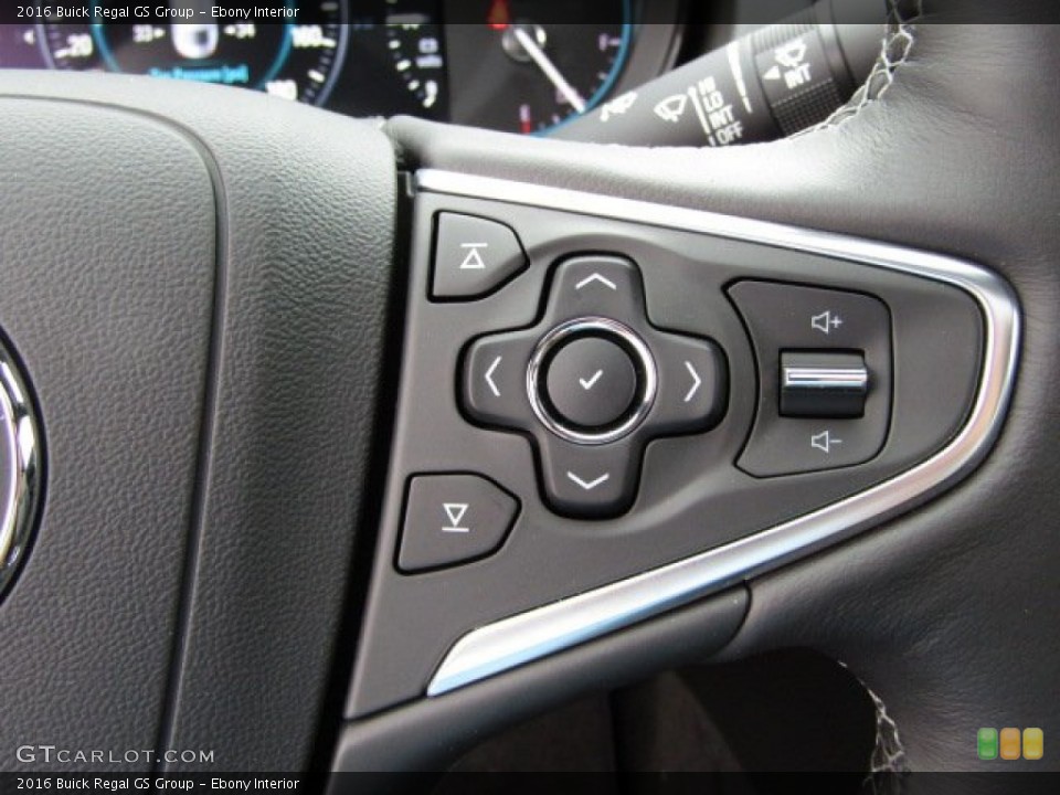 Ebony Interior Controls for the 2016 Buick Regal GS Group #107617237