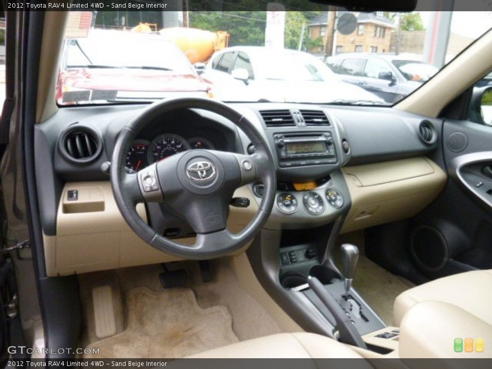 Sand Beige Interior Photo for the 2012 Toyota RAV4 Limited 4WD #107621707