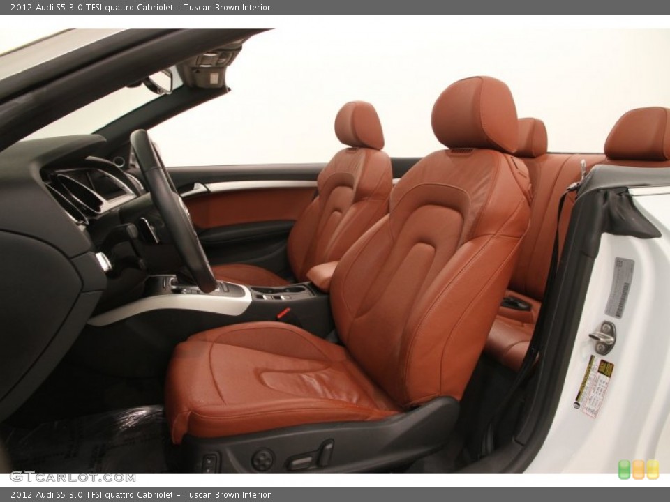Tuscan Brown Interior Photo for the 2012 Audi S5 3.0 TFSI quattro Cabriolet #107627479