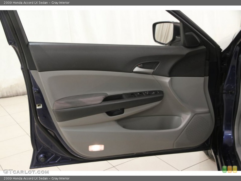 Gray Interior Door Panel for the 2009 Honda Accord LX Sedan #107630407