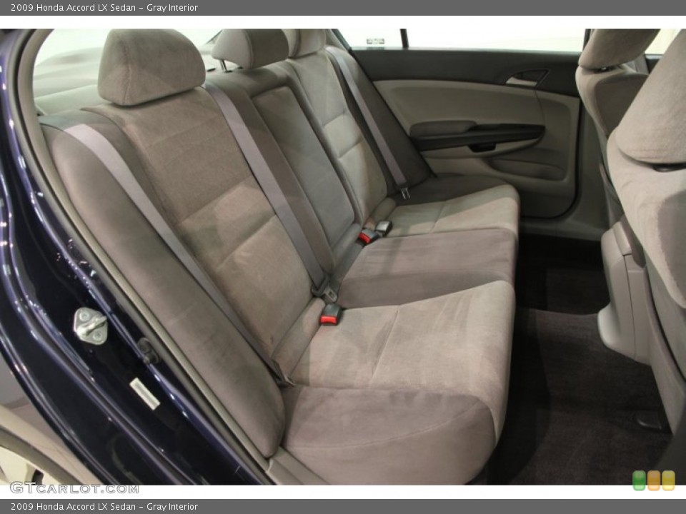 Gray Interior Rear Seat for the 2009 Honda Accord LX Sedan #107630632