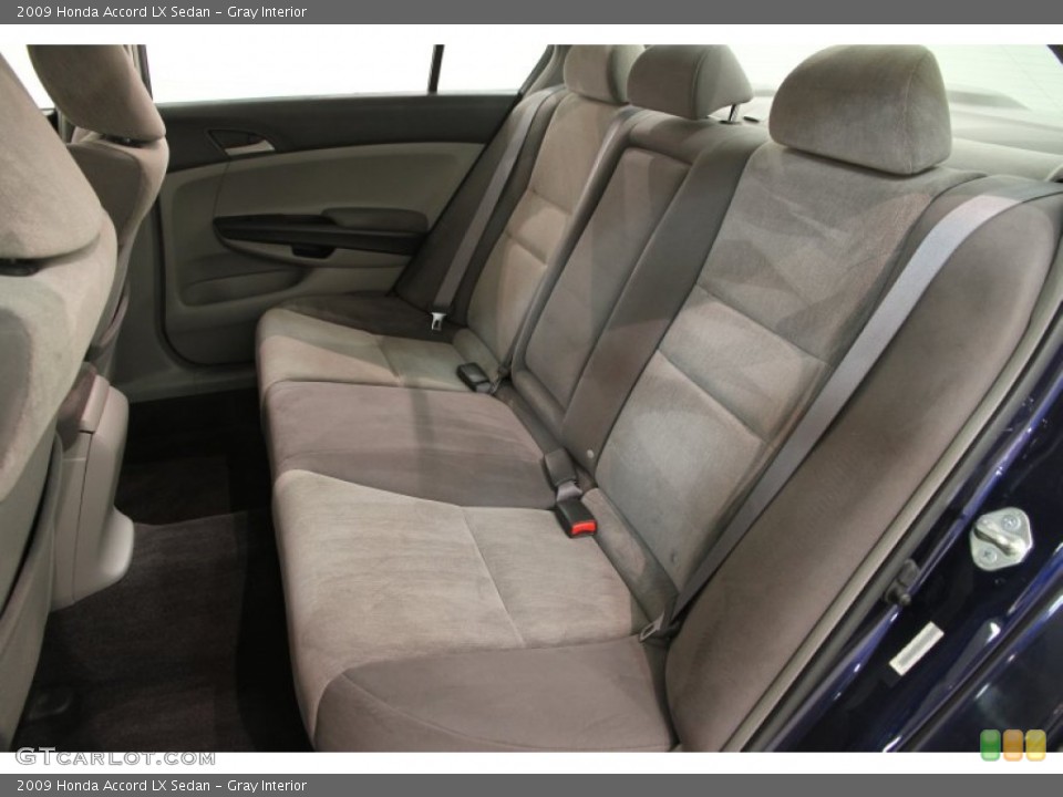 Gray Interior Rear Seat for the 2009 Honda Accord LX Sedan #107630641