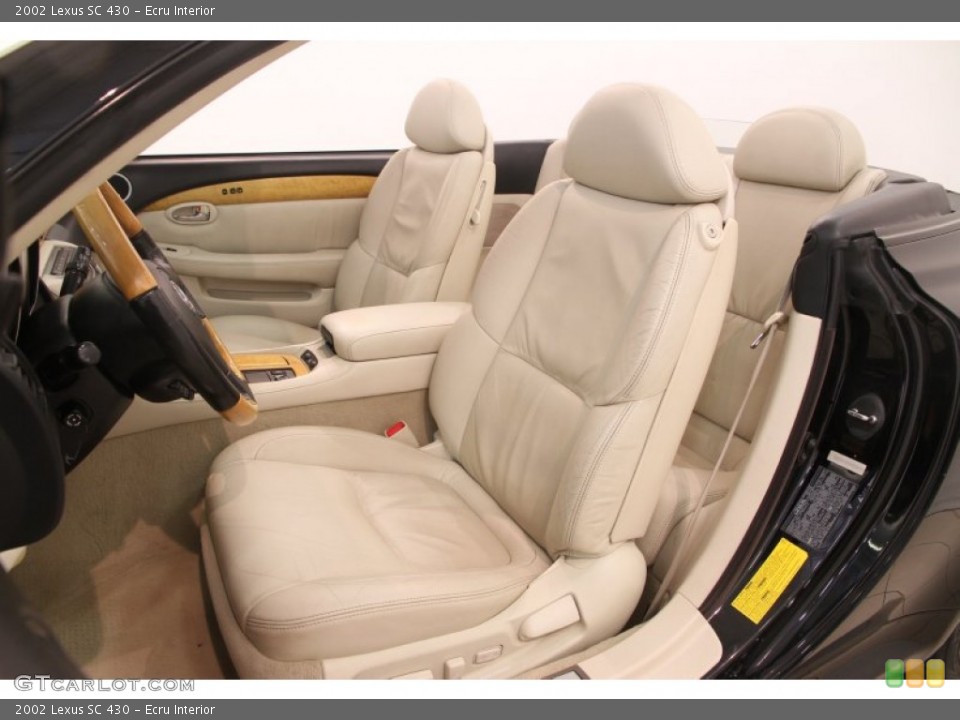 Ecru Interior Front Seat for the 2002 Lexus SC 430 #107631799