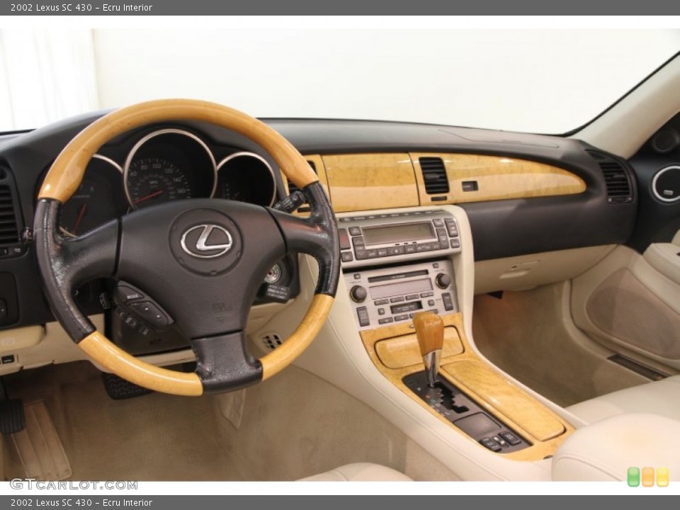 Ecru Interior Dashboard for the 2002 Lexus SC 430 #107631814