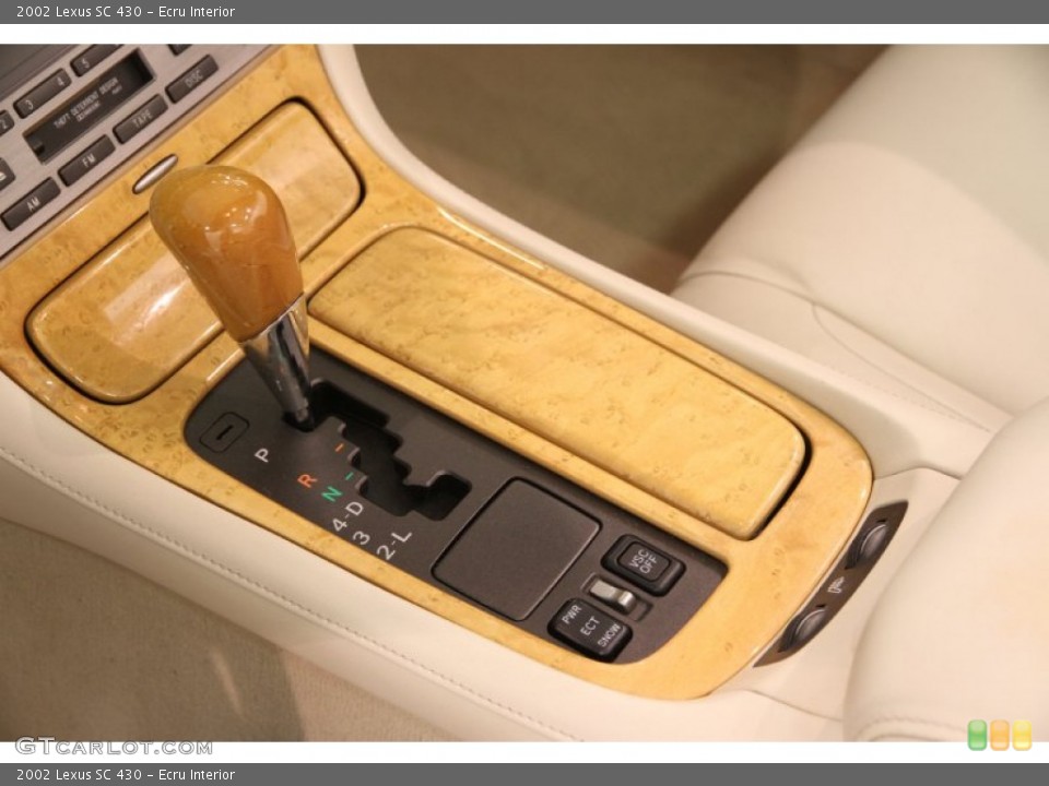 Ecru Interior Transmission for the 2002 Lexus SC 430 #107632027