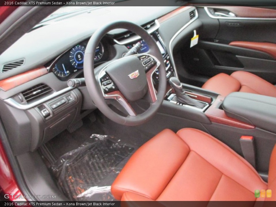 Kona Brown/Jet Black Interior Photo for the 2016 Cadillac XTS Premium Sedan #107641820