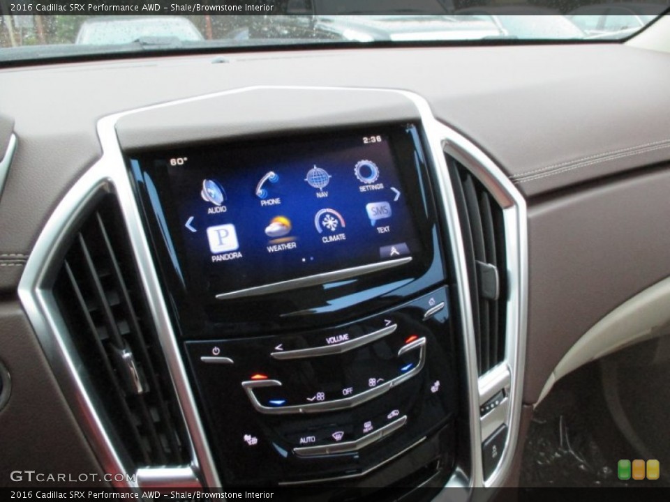 Shale/Brownstone Interior Controls for the 2016 Cadillac SRX Performance AWD #107642105